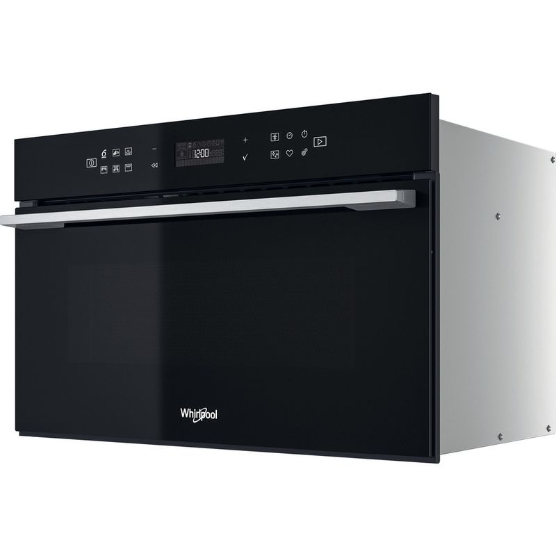 Whirlpool Microondas Encastre W7 MD440 NB Negro Electrónico 31 MW + Función Grill 1000.0 Perspective