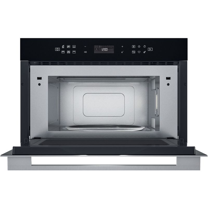 Whirlpool Microondas Encastre W7 MD440 NB Negro Electrónico 31 MW + Función Grill 1000.0 Frontal open