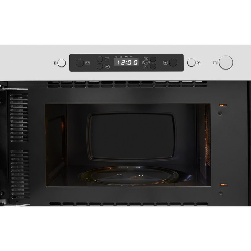 Whirlpool Microondas Encastre W7 MN840 Acero inoxidable Electrónico 22 MW + Función Grill 750 Frontal open