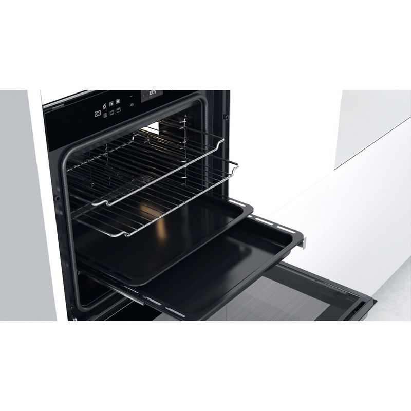 Whirlpool Horno Encastre W7 OS4 4S1 P BL Eléctrico A + Lifestyle perspective open
