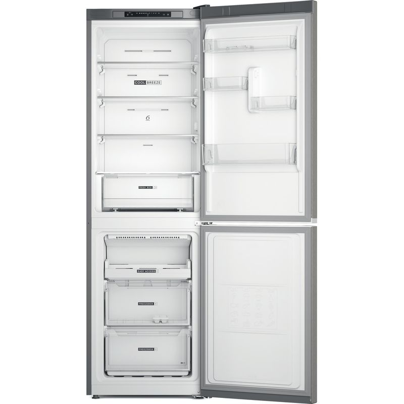 Whirlpool Combinación de frigorífico / congelador Libre instalación W7X 83A OX 1 Optic Inox 2 doors Frontal open