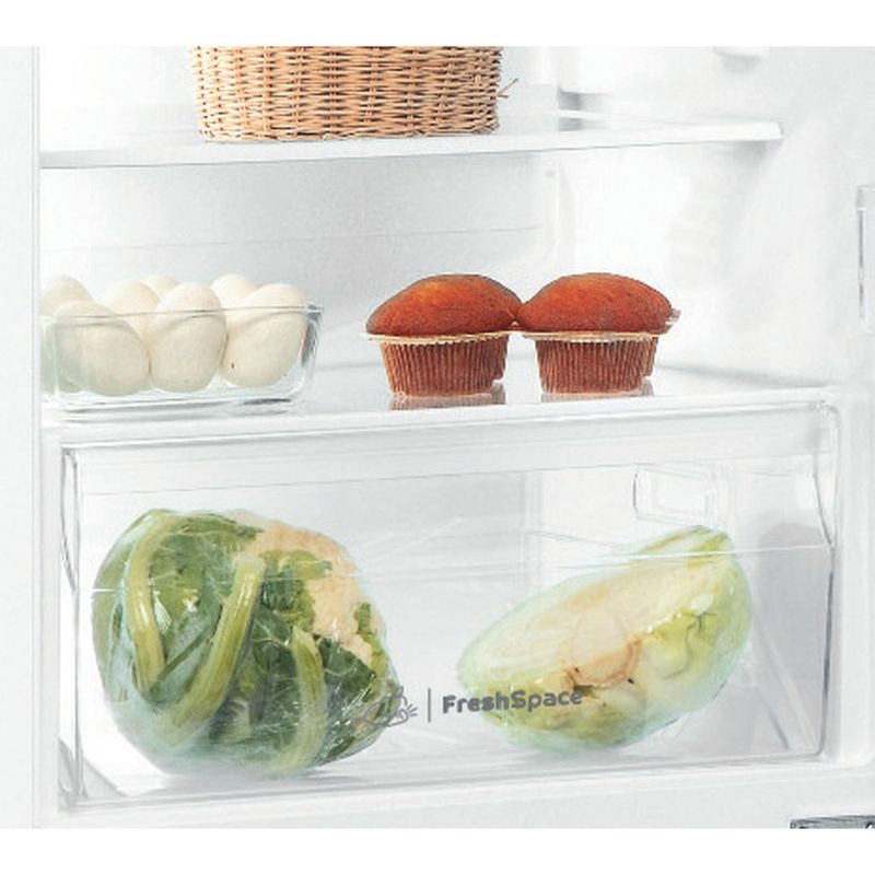 Indesit Combinación de frigorífico / congelador Encastre BI 18A2 D/I Blanco 2 doors Drawer