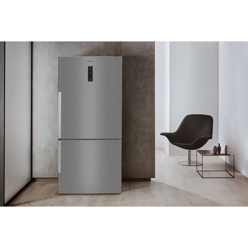Whirlpool Combinación de frigorífico / congelador Libre instalación W84BE 72 X 2 Inox 2 doors Lifestyle frontal