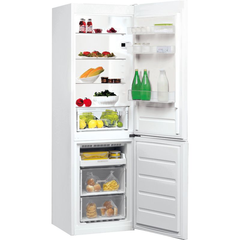 Whirlpool Combinación de frigorífico / congelador Libre instalación WNF 821 E W Blanco 2 doors Perspective open