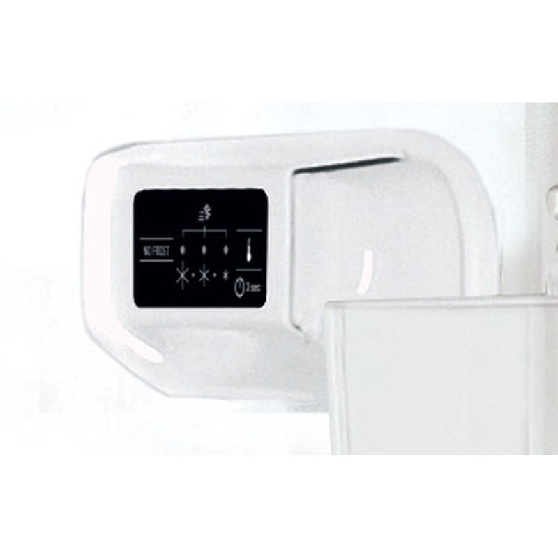 Whirlpool Combinación de frigorífico / congelador Libre instalación WNF 821 E W Blanco 2 doors Control panel