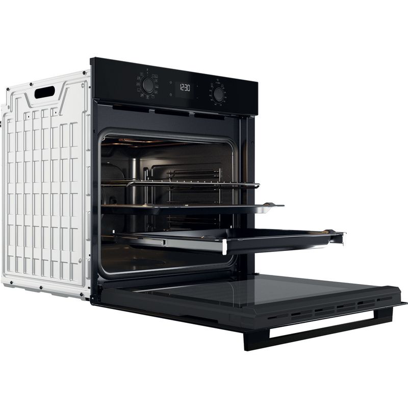 Whirlpool Horno Encastre OMK58HU1B Eléctrico A + Perspective open