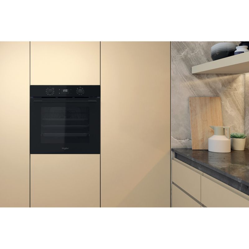 Whirlpool Horno Encastre OMK58HU1B Eléctrico A + Lifestyle frontal