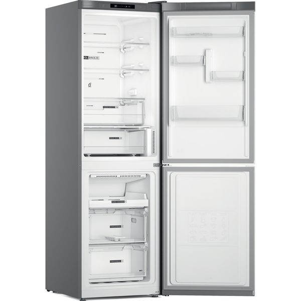 Whirlpool Combinación de frigorífico / congelador Libre instalación W7X 82I OX Optic Inox 2 doors Perspective open