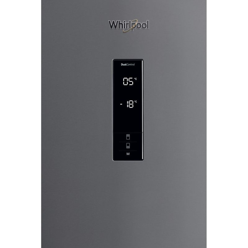 Whirlpool Combinación de frigorífico / congelador Libre instalación W84BE 72 X 2 Inox 2 doors Control panel