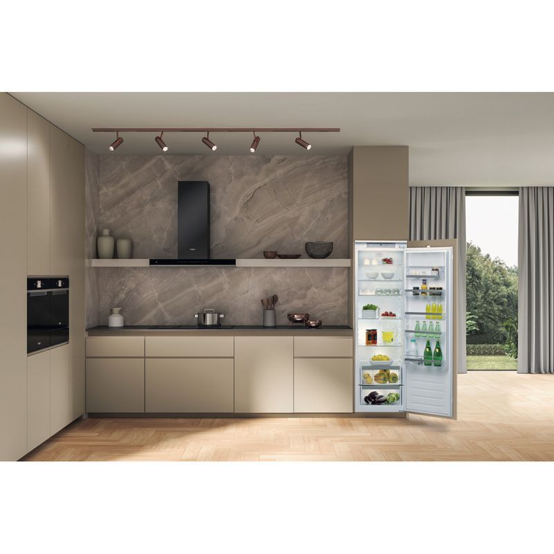 Whirlpool Refrigerador Encastre ARG 18082 Blanco Lifestyle frontal open