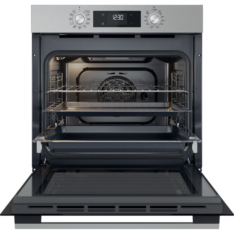 Whirlpool Horno Encastre OMK58HU1X Eléctrico A + Frontal open
