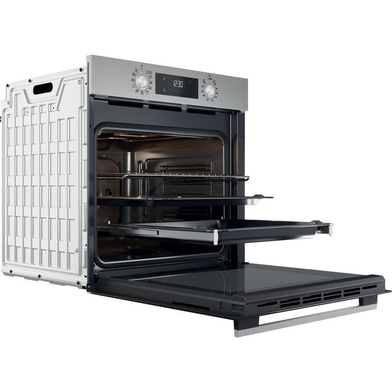 Whirlpool Horno Encastre OMK58HU1X Eléctrico A + Perspective open