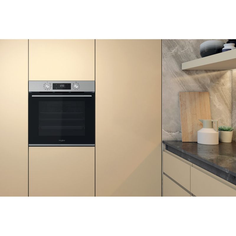 Whirlpool Horno Encastre OMK58HU1X Eléctrico A + Lifestyle frontal