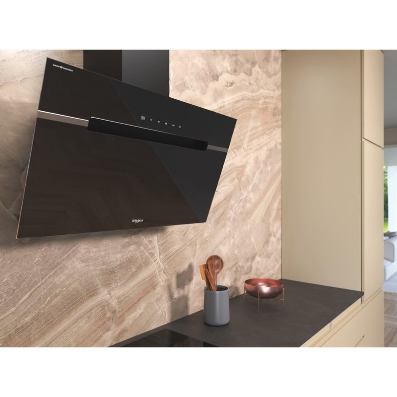 Whirlpool Campana Encastre WHVS 91F LT DP K Negro Wall-mounted Electrónico Lifestyle perspective