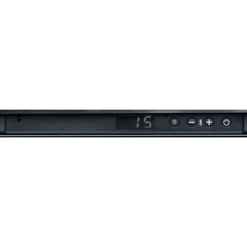 Whirlpool Almacenamiento de vino Encastre W WC5120 Inox Control panel