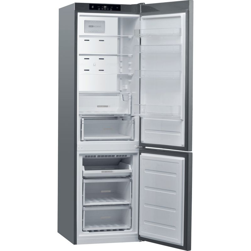 Whirlpool Combinación de frigorífico / congelador Libre instalación W9C 941C OX Optic Inox 2 doors Perspective open